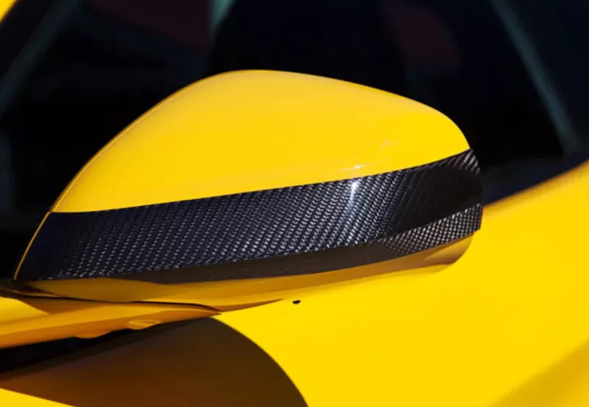 Carbon Fiber Mirror Cap Covers for Ferrari F12 Berlinetta