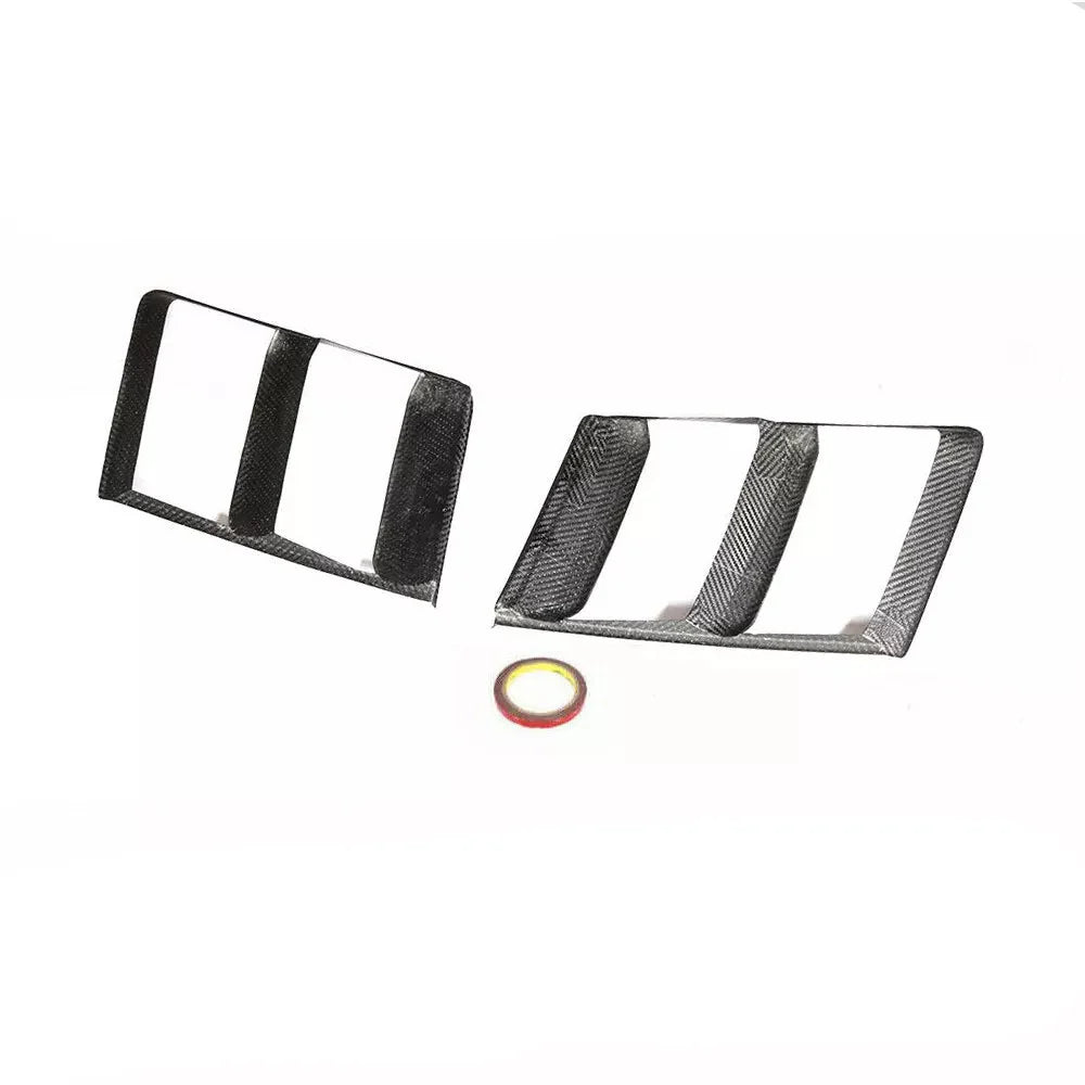 Carbon Fiber Front Bumper Vent Inserts Air Grill Cover - Audi R8 Gen 2 2016-2018