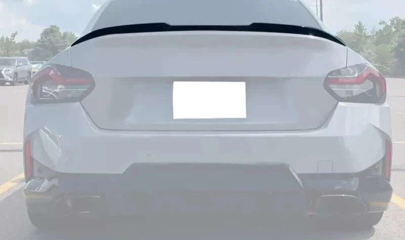 Dry Carbon Fiber Rear Trunk Spoiler - 22-25 BMW G42 2 Series / G87 M2