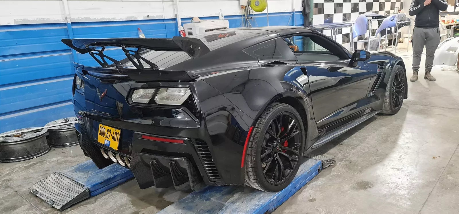 Carbon Fiber Rear Wing Spoiler - Corvette C7 2014-2019