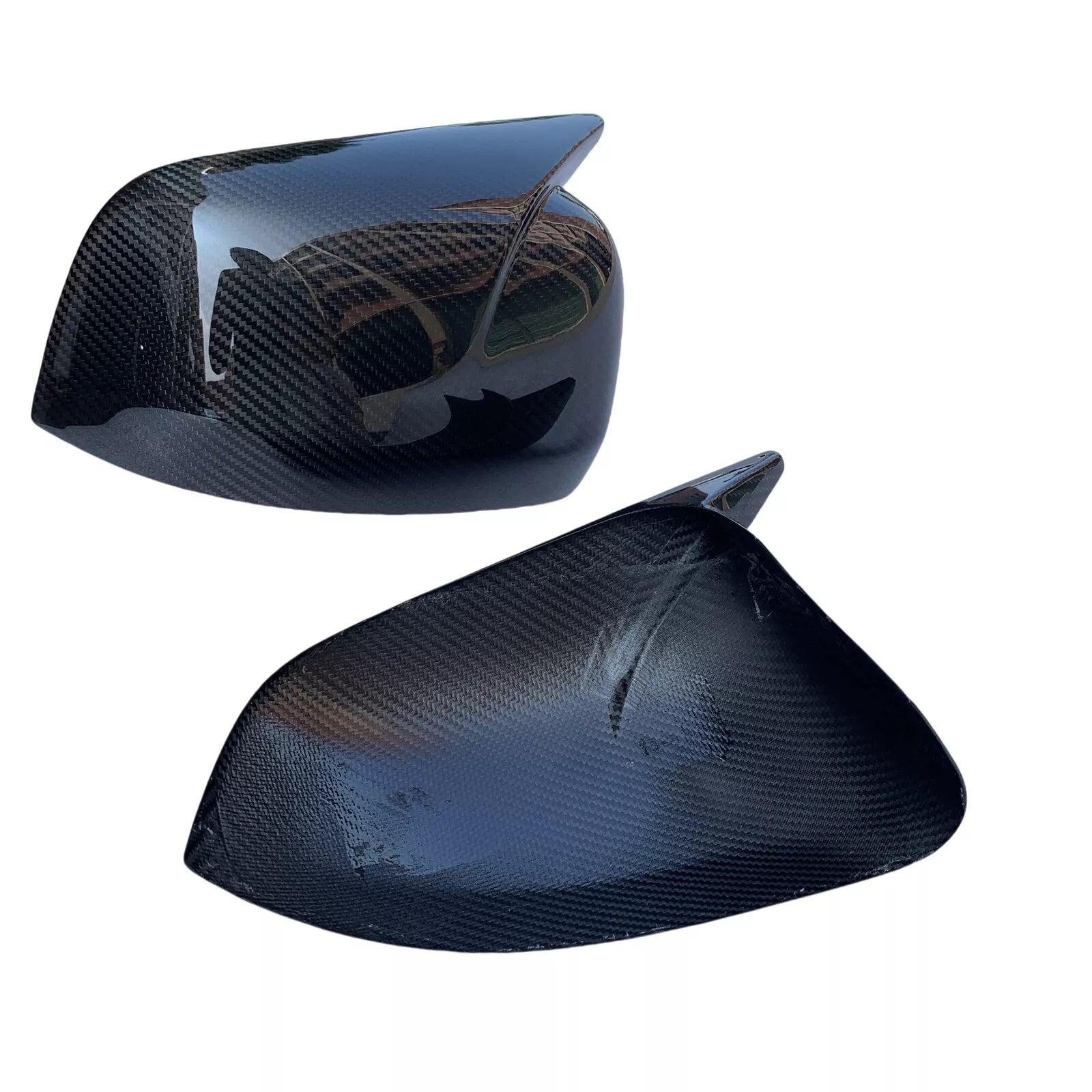 Carbon Fiber M Style Mirror Cover Cap For Jeep Grand Cherokee 2011-2020