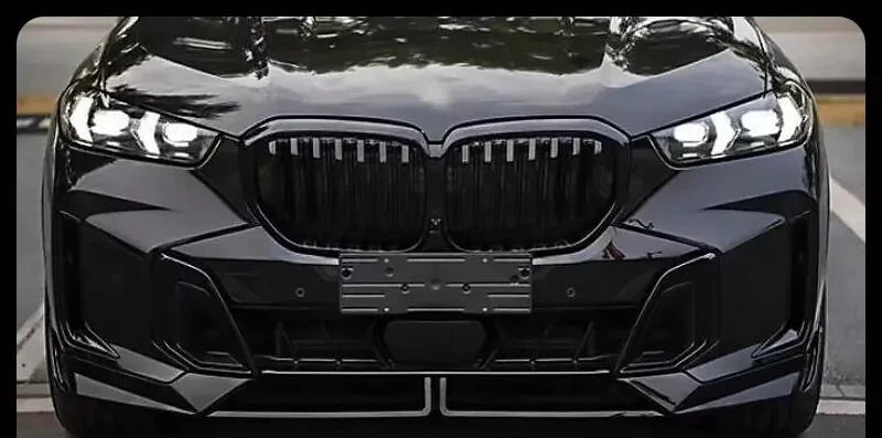 Gloss Black Single Line Front  Kidney Grille - BMW X5 G05 2024 LCI