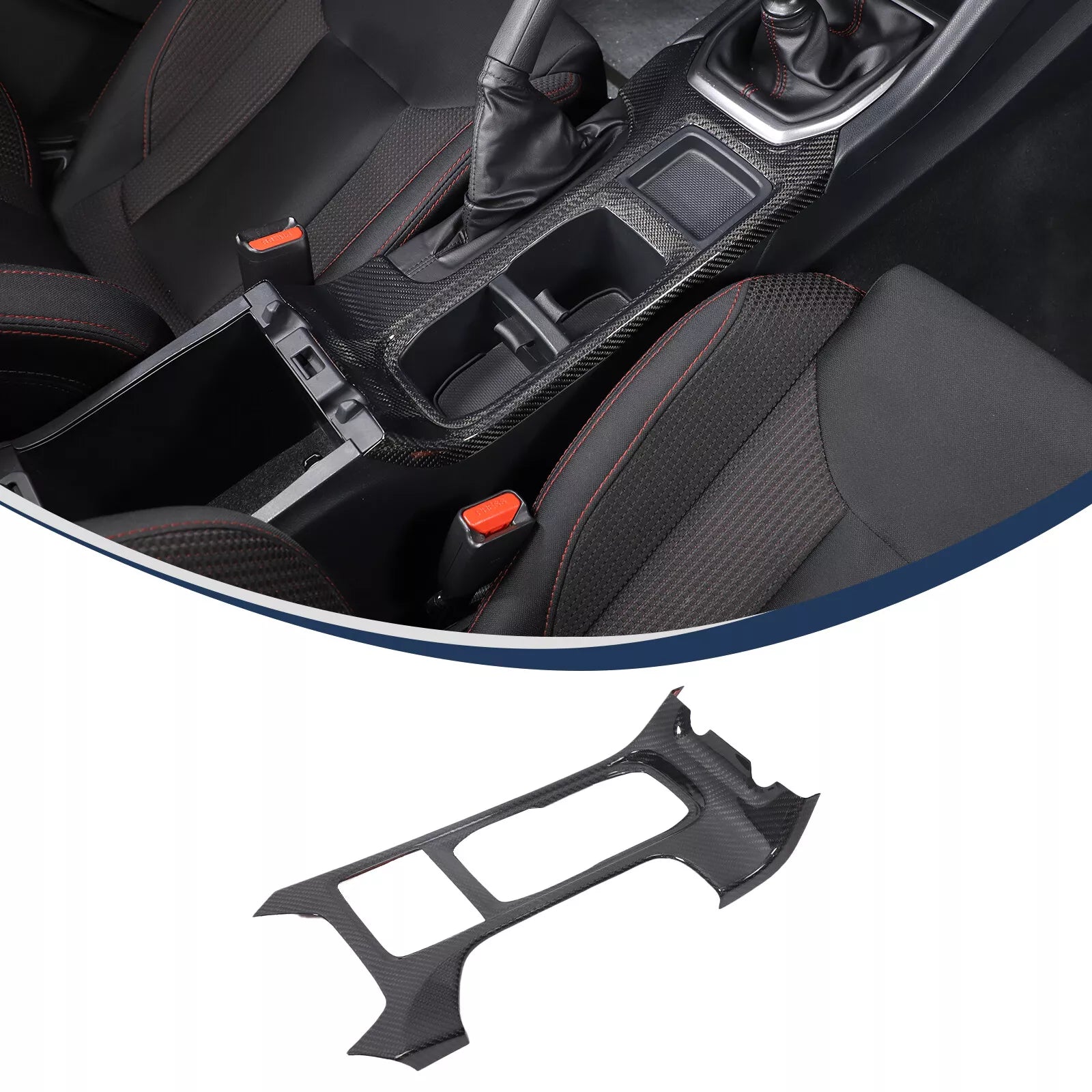 Carbon Fiber Console Gear Shift Panel  - Subaru WRX STI VB S4 MT 2022 2024