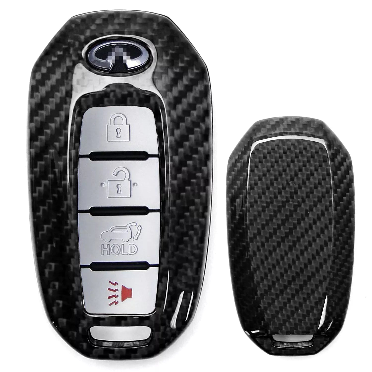 Carbon Fiber Key Fob Cover for Infiniti Q50 Q60 QX50 20+