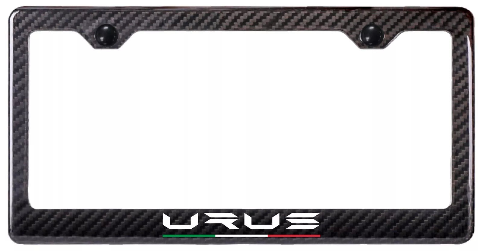 Carbon Fiber Fiber "Urus" License Plate Frame - Lamborghini Urus