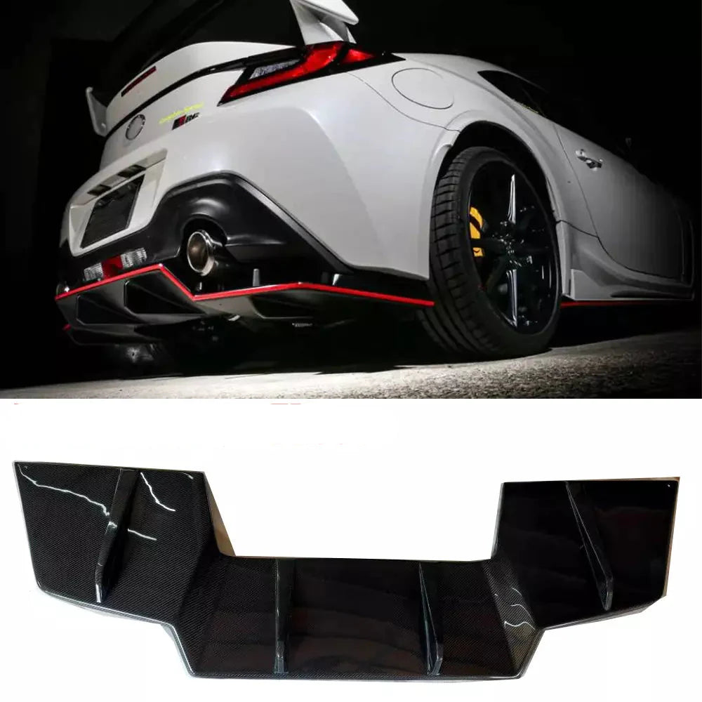 Carbon FIber Undertray Extension Rear Diffuser - 2022- 2025 Subaru BRZ Toyota GR86