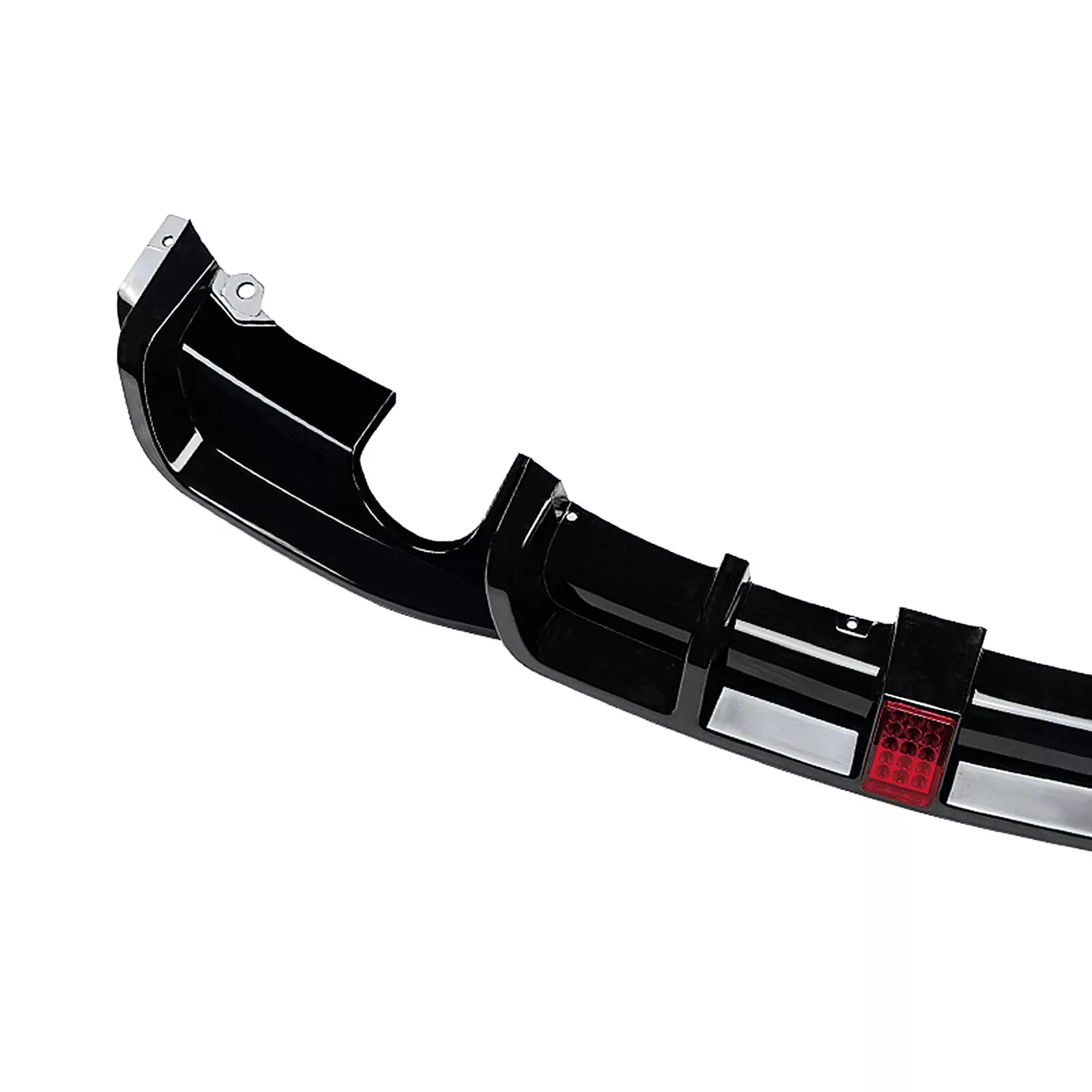 Gloss Black Rear Diffuser w/ LED - BMW 2013-2019 F30 3 Series M Sport