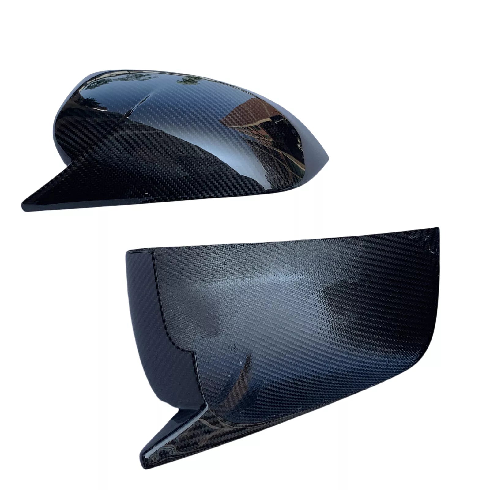 Carbon Fiber M Style Mirror Cover Cap For Jeep Grand Cherokee 2011-2020