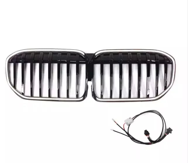 Gloss Black Front Grille w/ LED - BMW 7 series G11 G12 2020+