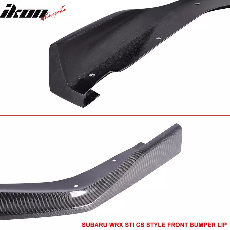 Carbon Fiber CS Front Lip -  15-17 Subaru WRX STI