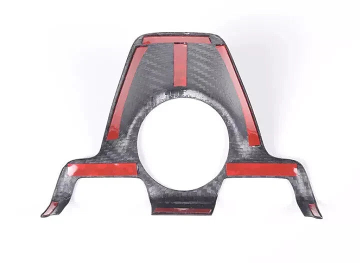 Carbon Fiber Interior Headlight Switch Cover Trim For Porsche 911 992 2019-2023
