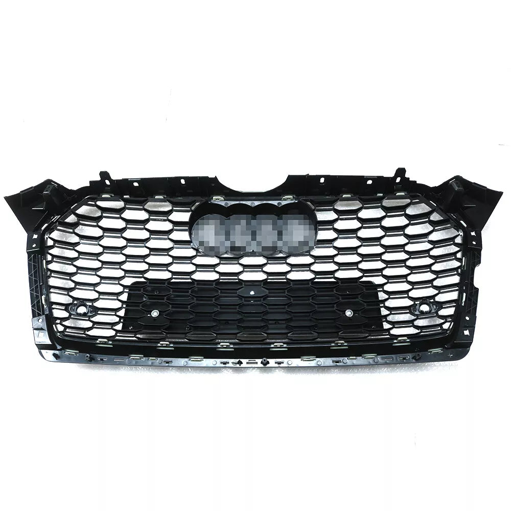 Gloss Black RS5 style Front Bumper Grille -  Audi A5 S5 B9 2017-2019