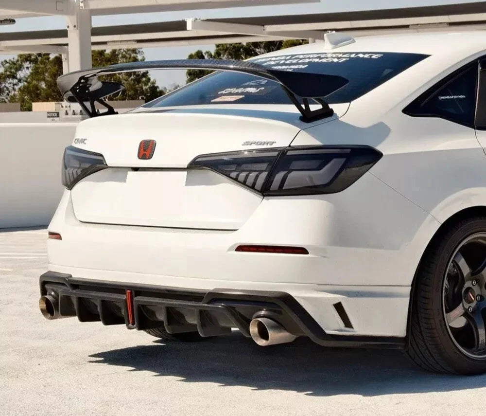 LED Sequential Smoked Tail Lights Upgrade - Honda Civic 11th Gen Sedan 2022-2024