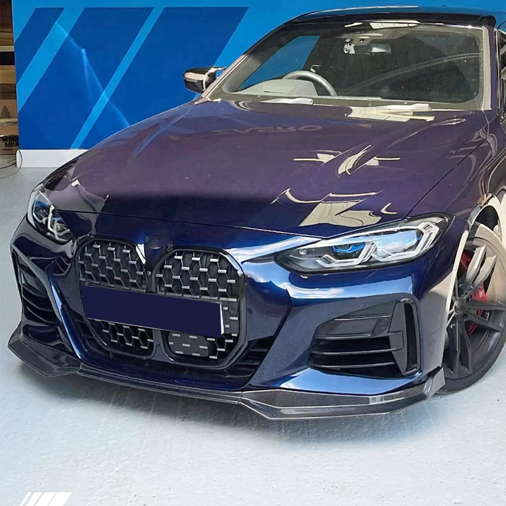 Carbon Fiber Front Bumper Lip - BMW G22 G23 440i M-Sport 2021-22