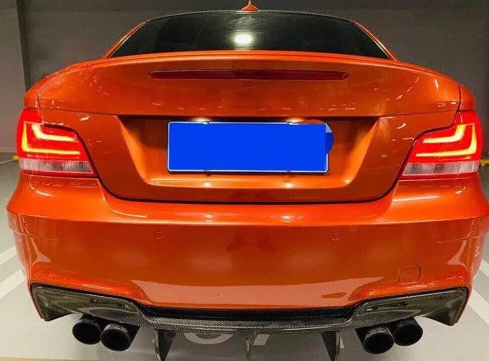 Carbon Fiber Rear Diffuser - BMW E82 1M