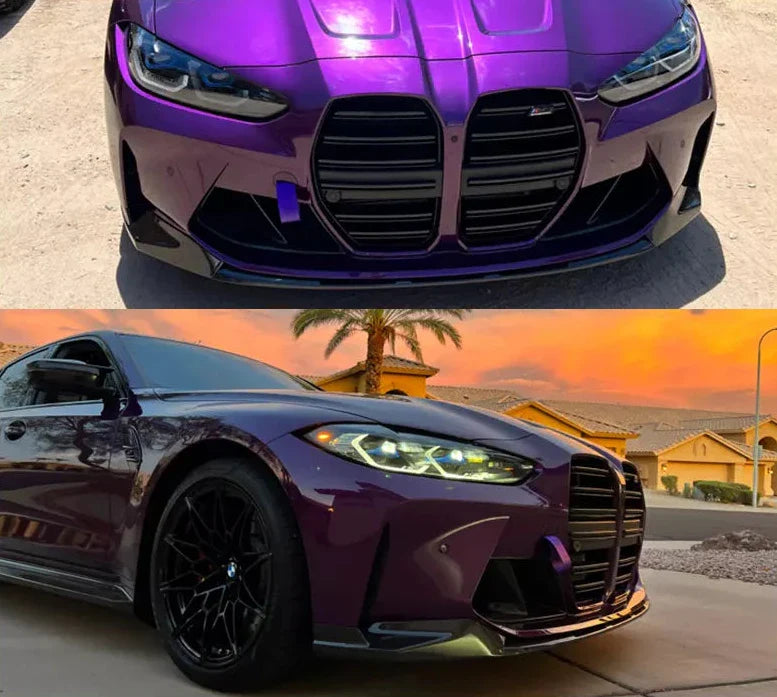 MP Style Gloss Black Front Lip - 2021-2024 BMW  G80 M3 G82 G83 M4