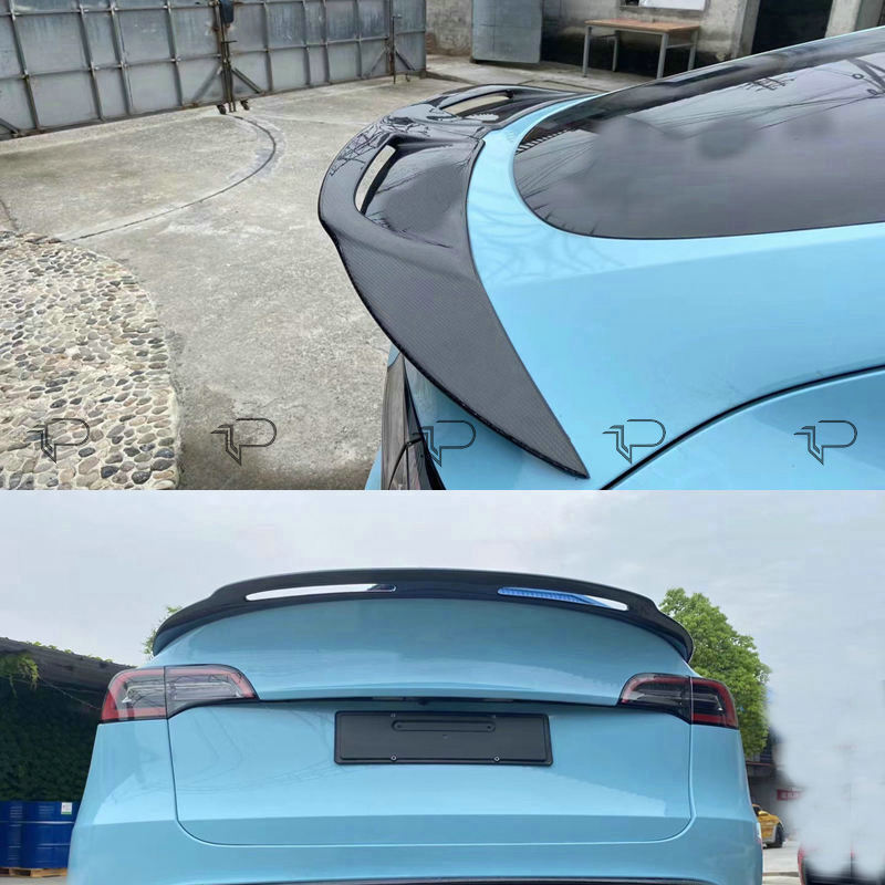 Carbon Fiber Rear Trunk  Spoiler Wing - Tesla Model 3