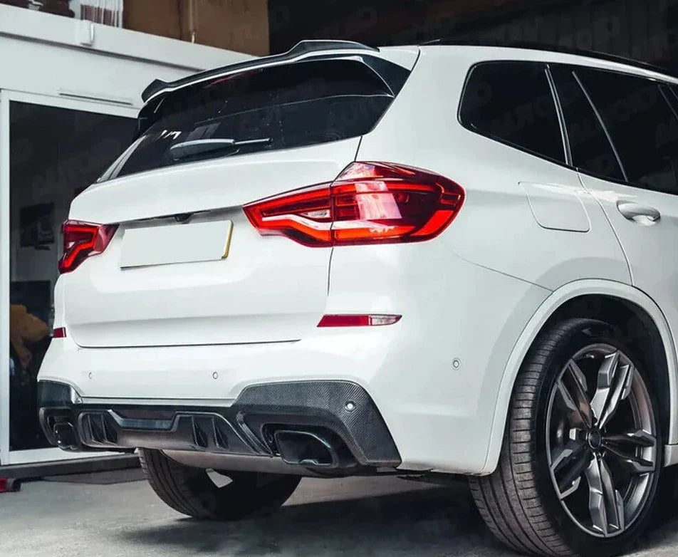 Carbon Fiber Rear Bumper Diffuser - BMW X3 G01 M Sport