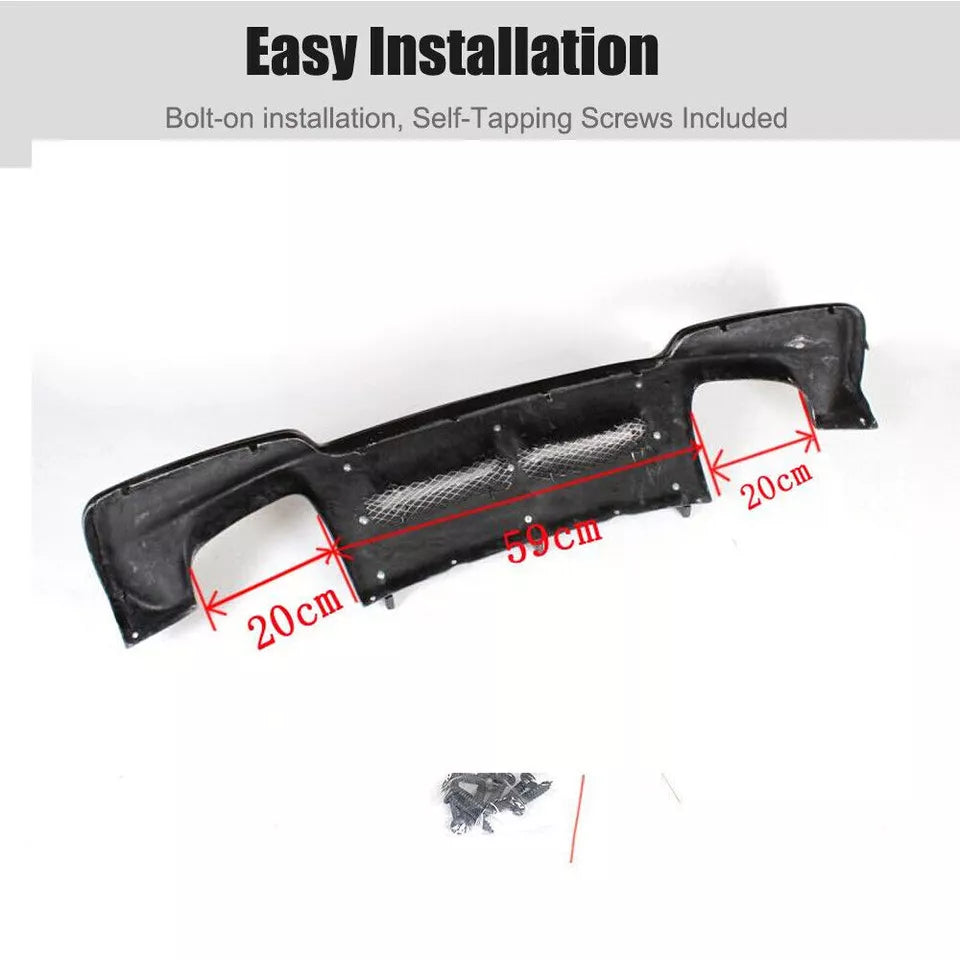 Carbon Fiber Rear Diffuser - BMW E82 1M