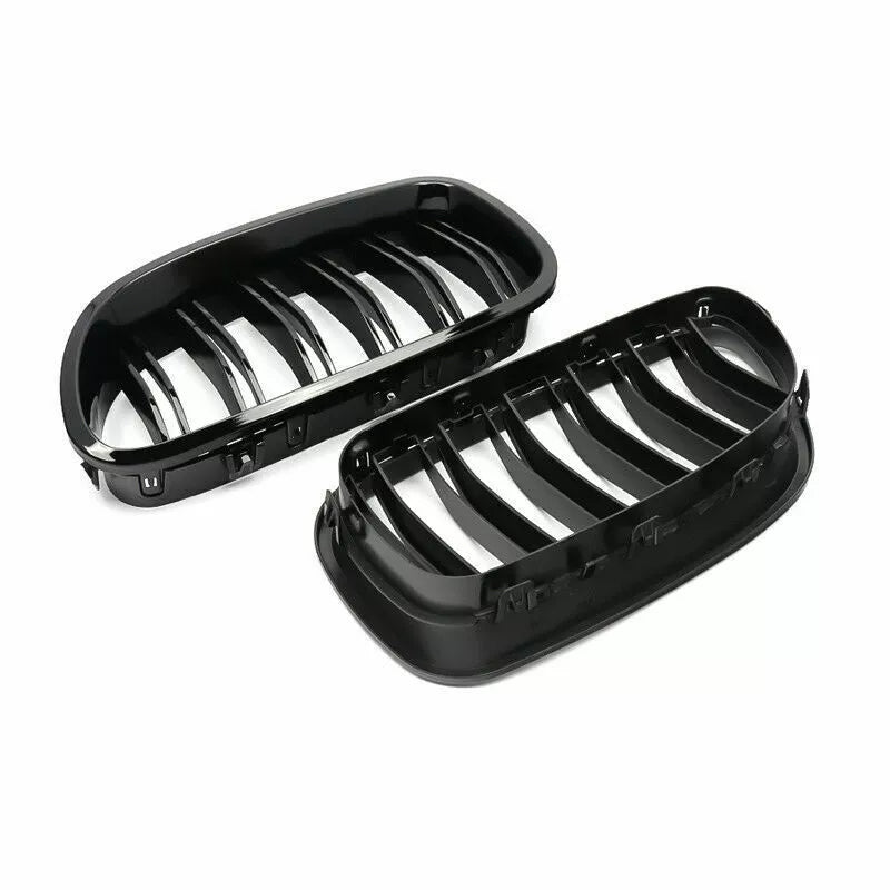 Gloss Black Dual Slat Front Kidney Grille - BMW F10 / F11 M5