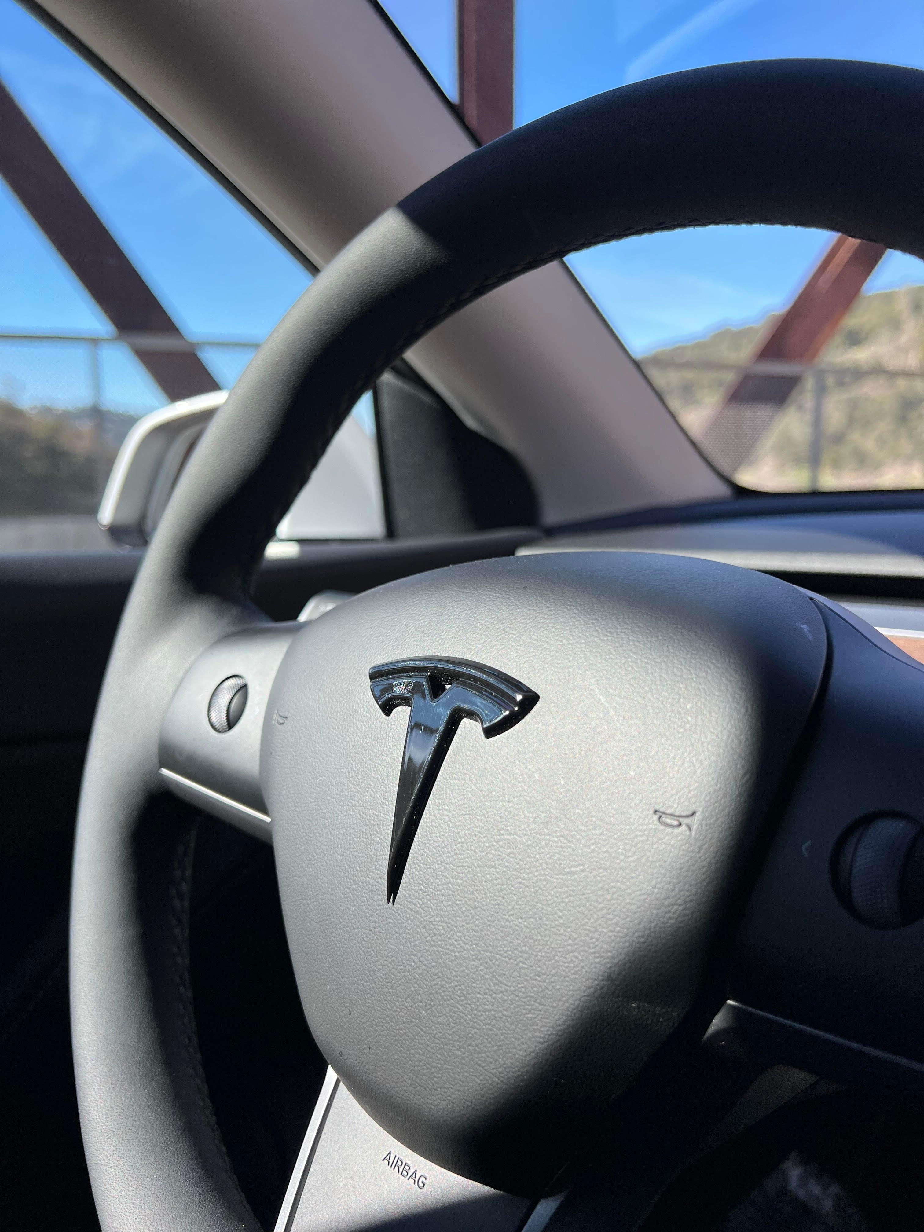 Tesla Model 3/Y Steering Wheel Badge