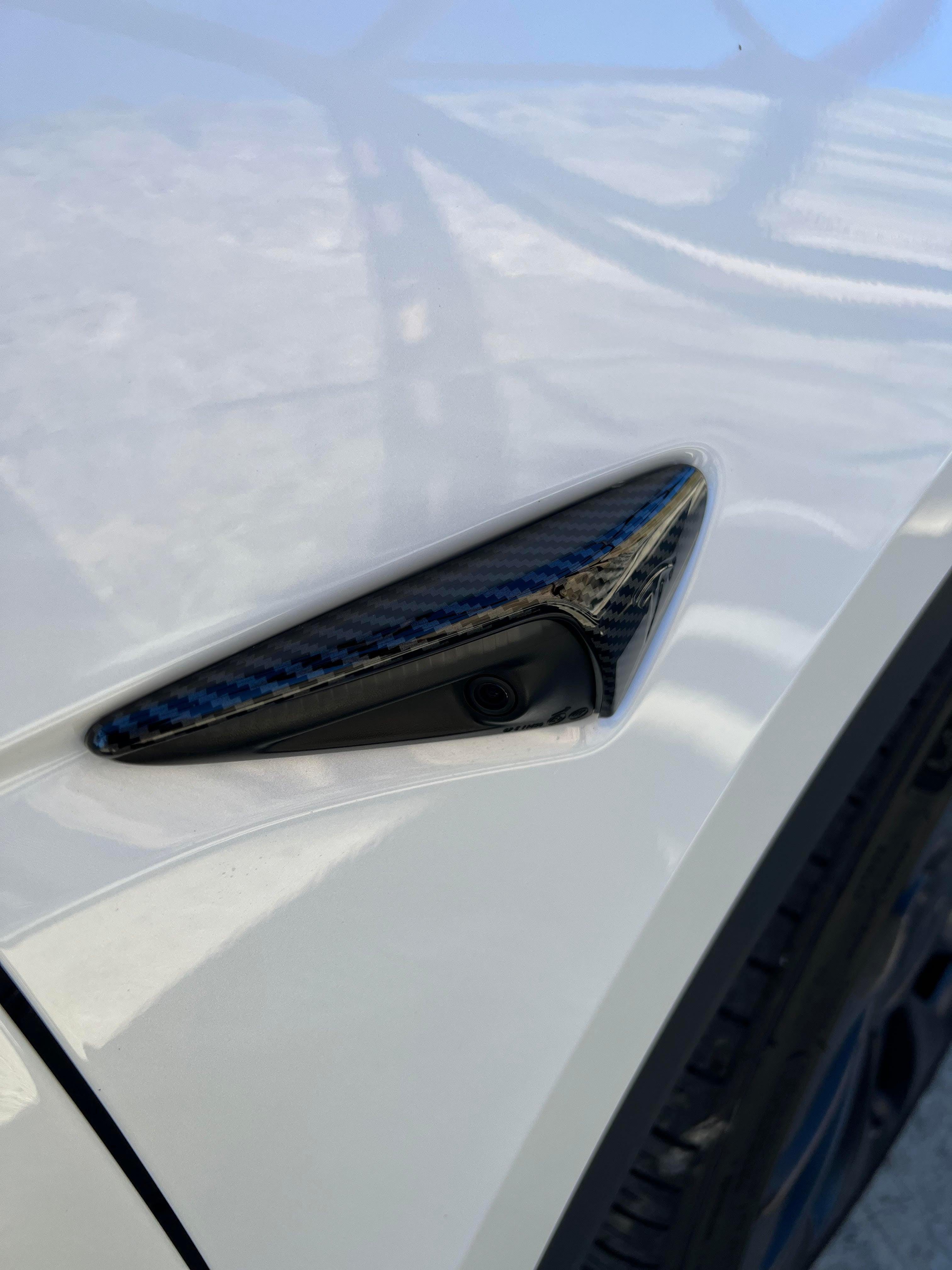 Tesla Model 3/Y Carbon Fiber Camera Cover