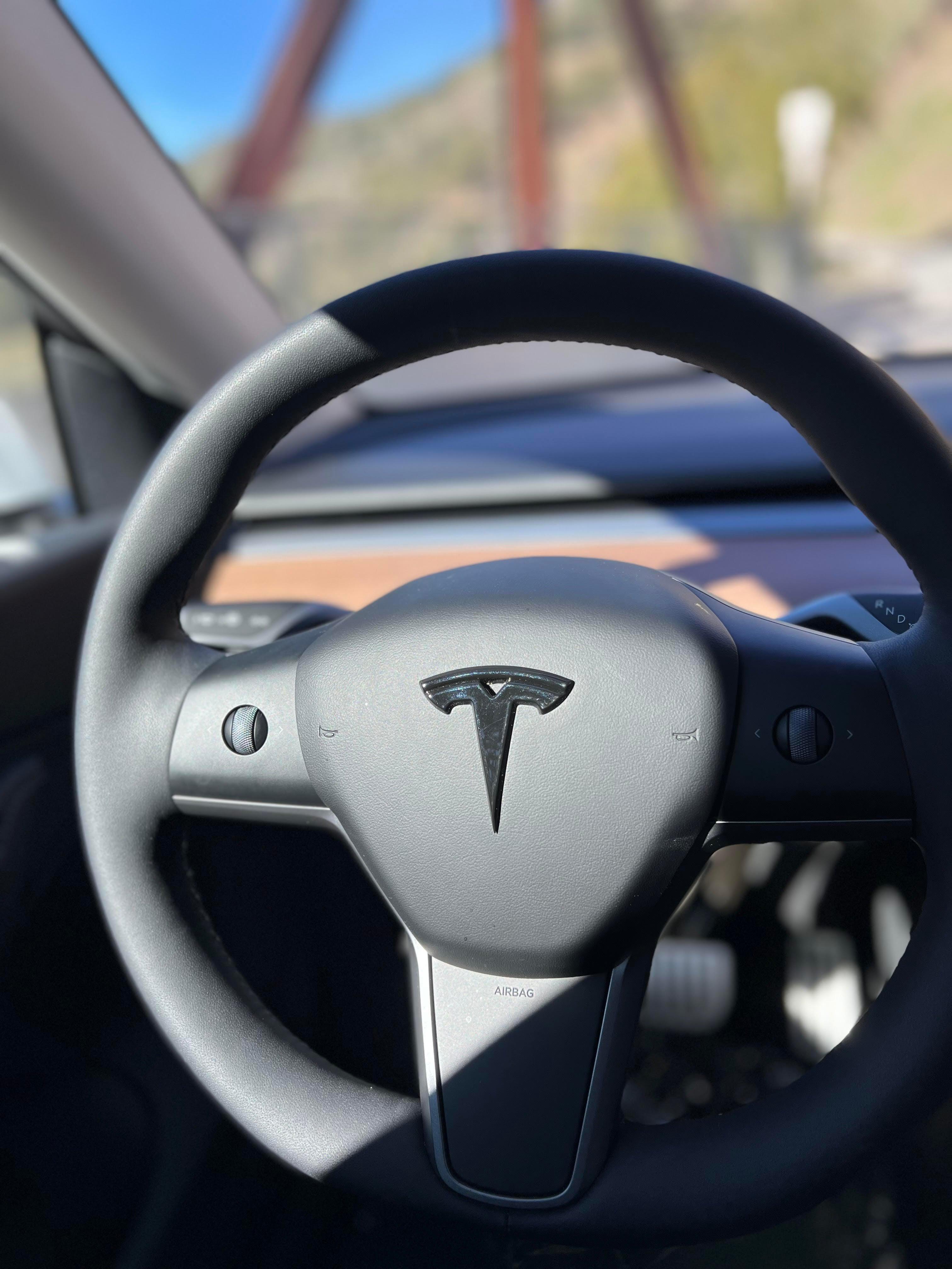 Tesla Model 3/Y Steering Wheel Badge