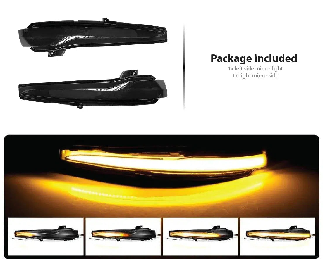 Dynamic Sequential Signal Side Mirror  (Mercedes) C/E/GLC/S Class (W205 W213 W253 W222)